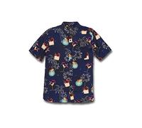 Volcom Cosmic Cow SS Top for Men, Blueprint, M