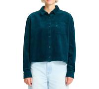 Volcom - Cotton Shirt - Weellow Cord Shirt W Emerald Green for Women - Size M Green M