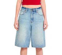 Volcom - Cotton shorts - Beeggy Denim Short Dusty Blue Wash for Women - Size 27 US Blue 27 US