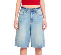 Volcom - Cotton shorts - Beeggy Denim Short Dusty Blue Wash for Women - Size 29 US Blue 29 US