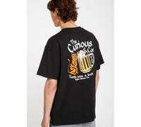 Volcom - Curious Cat Black - T-Shirt - black - M - 100% Organic Cotton,Jersey M