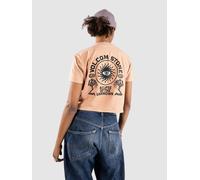 Volcom Dial Crop T-Shirt sand brown XS