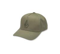 Volcom Embossed Stone Adjustable Hat (UK, Alpha, One Size, Olive)