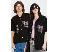 Volcom Fa F Rygalski Woven Short Sleeve Shirt Black M Men