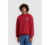 Volcom Fa JJ Villard Crew Sweater lifeguard red M