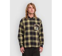 Volcom Fa Ozzy Plaid Shirt mustard XS