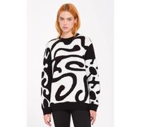 Volcom - Fa Zephyr Black White - Pullover - white - M - gid://shopify/Metaobject/70865715437,gid://shopify/Metaobject/72785395949 M