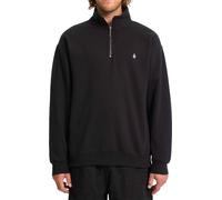 Volcom - Fleece half-zip Sweatshirt - Single Stone Quarter Zip Black for Men - Size M Black