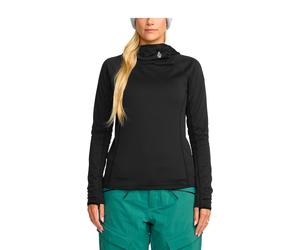Volcom - Fleece Hood Sweatshirt - Gridlock Balaclava P/O W Black for Women - Size S Black S