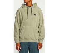 Volcom - Fleece Hood Sweatshirt - Second Trip Po Green Tea for Men - Size L Green L