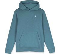 Volcom - Fleece Hood Sweatshirt - Single Stone Po Blue Wash - Kid Size M Blue