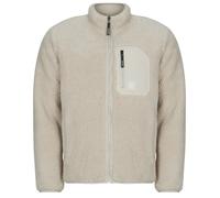 Volcom Fleece jacket MUZZER FUZZAR ZIP in Beige EU S