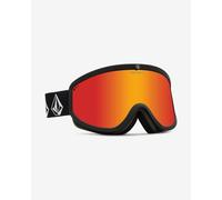 Volcom Footprints Goggles black with Red Chrome mirrored lens