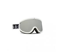 Volcom FOOTPRINTS WHITE RERUN/SILVER CHROME snowboard goggles silver mirrors (VG0622316)