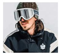 Volcom Footprints Women's/Men's Snowboard Sports Ski Goggles Silver (VG0622116)