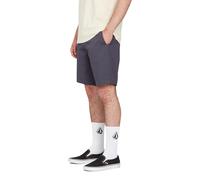Volcom Frickin Elasticated Waist 19" Shorts - Charcoal