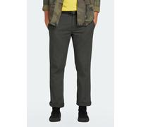 Volcom - Frickin Modern Stret Charcoal Heather - Pants - grey - W29 / L32 - 59% Cotton, 39% Polyester, 2% Elastane W29 / L32