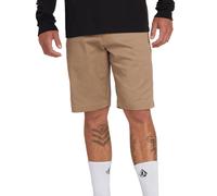 Volcom Frickin Modern Stretch 21 Shorts in Khaki for men REFB5S2