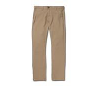 Volcom Frickin Modern Stretch Chino Trousers in Khaki for men