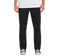 Volcom - Frickin Slim Stretch Black - Pants - black - W38 - 59% Cotton, 39% Polyester, 2% Elastane