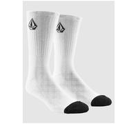 Volcom Men Full Stone Socks - White, Size 3P
