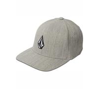 Volcom Full Stone Heather XFit Curved Peak Cap Grey Vintage