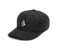 Volcom Men's Full Stone Heather Flexfit Hat, Charcoal Heather S324, S