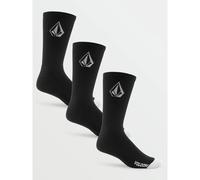 Volcom Full Stone Sock 3 Pack Black
