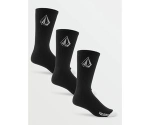 Volcom Full Stone Sock 3 Pack Black