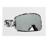 Volcom Garden OP Art +BL Sunglasses, Adult Unisex, Silver Chrome (Silver), One Size