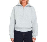 Volcom - Half-zip jumper - Voltrane Sweater W Bone Heather for Women - Size S - Grey Grey S