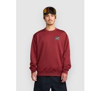 Volcom Hydro Crew Sweater burnt red L
