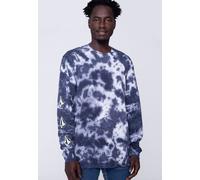 Volcom - Iconic Stone Tie Dye Multi - Longsleeve - blue - S - 100% Cotton,Jersey