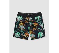 Volcom Infuse Scallop Mod 19 Boardshorts black green 31