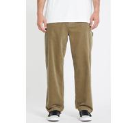 Volcom - Kraftsman Cord Khaki - Pants - brown - W33 - 99% Cotton, 1% Elastane W33