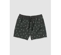 Volcom Lido Print Trunk 16 Boardshorts stealth L