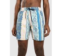 Volcom Lido Print Trunk 17 Boardshorts crete blue XS