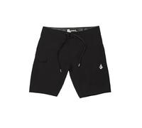Volcom Lido Solid Mod 20" Boardshorts, Black, 34