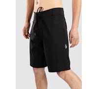 Volcom - Water-repellent Boardshorts - Lido Solid Mod 20 Black for Men - Size 34 US Black