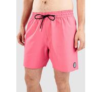 Volcom Lido Solid Trunk 16 Boardshorts neon pink S