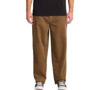 Volcom - Loose and Comfortable Pants - Billow Tapered Cord Pant Ermine for Men - Size 33 US - Beige Beige