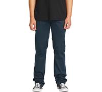 Volcom - Men's Chinos - Frickin Modern Stret Dark Navy for Men in Recycled Polyester - Size 32 Navy 32
