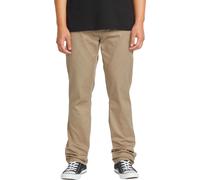Volcom - Men's Chinos - Frickin Modern Stret Khaki for Men in Recycled Polyester - Size 32 Khaki 32