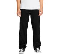 Volcom - Men's Chinos - Frickin Modern Stretch Pant Black for Men in Recycled Polyester - Size 32 Black 32