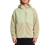 Volcom - Men's Hooded Fleeces with zip - Nomaa Sherpa Zip Green Tea for Men - Size L Green