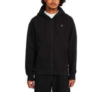 Volcom - Men's Zip Fleece Sweatshirt - Single Stone Zip Black for Men - Size M Black