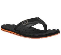 Volcom Men’s Recliner Sandal Flip Flop, Flash Orange, 14