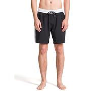 Volcom Men's Jones 18" Swim Surf Trunk Boardshort, Black, Large