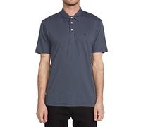 Volcom Men's Banger Polo Shirt, Charcoal, S