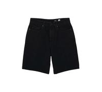 Volcom Men's Billow Loose Denim Baggy Casual Shorts with Comfortable Fit, New Black, 30